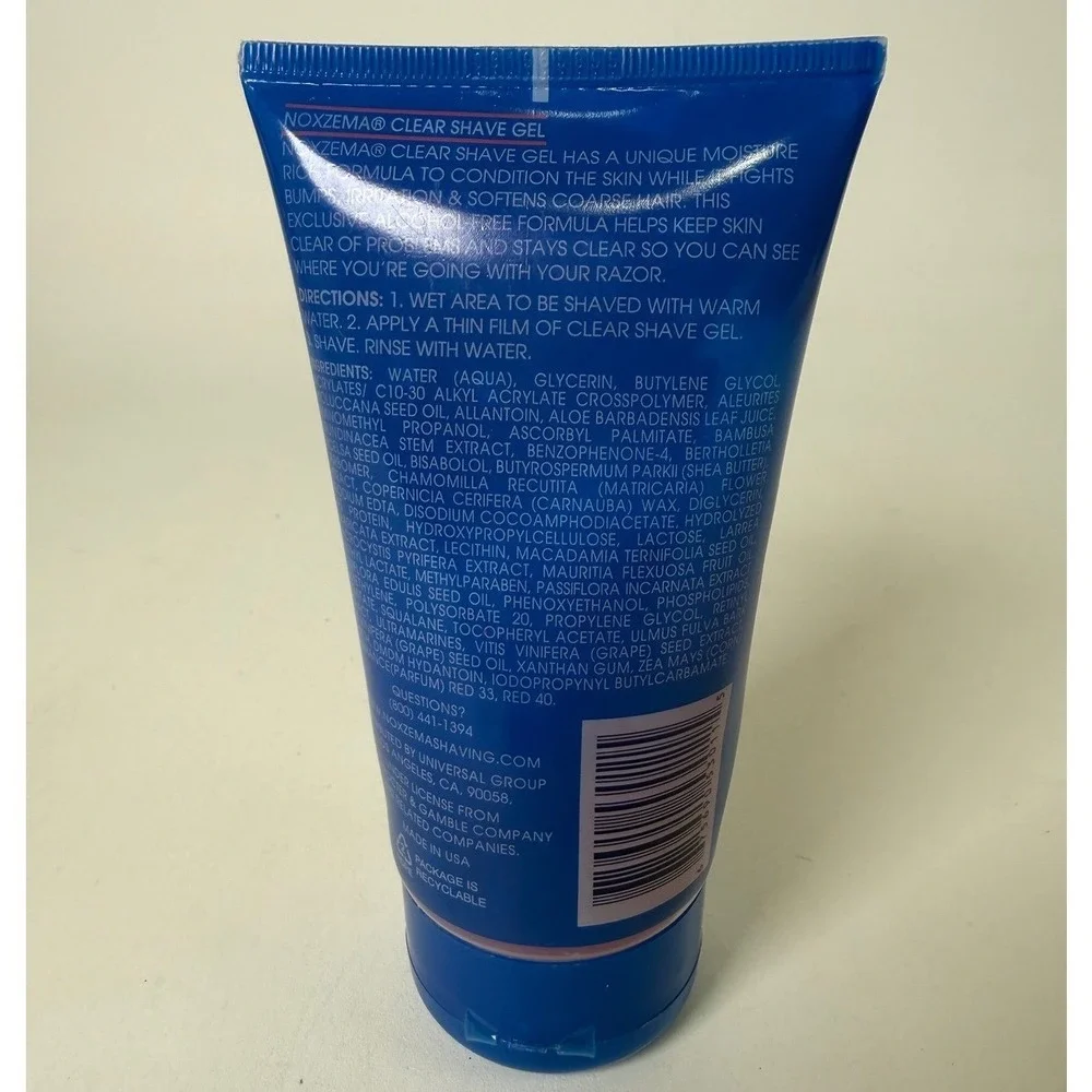 Noxzema Bikini Clear Shave Gel‎ Soothing Microbeads 5oz Anti-Bump Discontinued